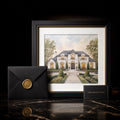 Custom Home Portrait — Watercolor — The Closing Table luxury closing gift