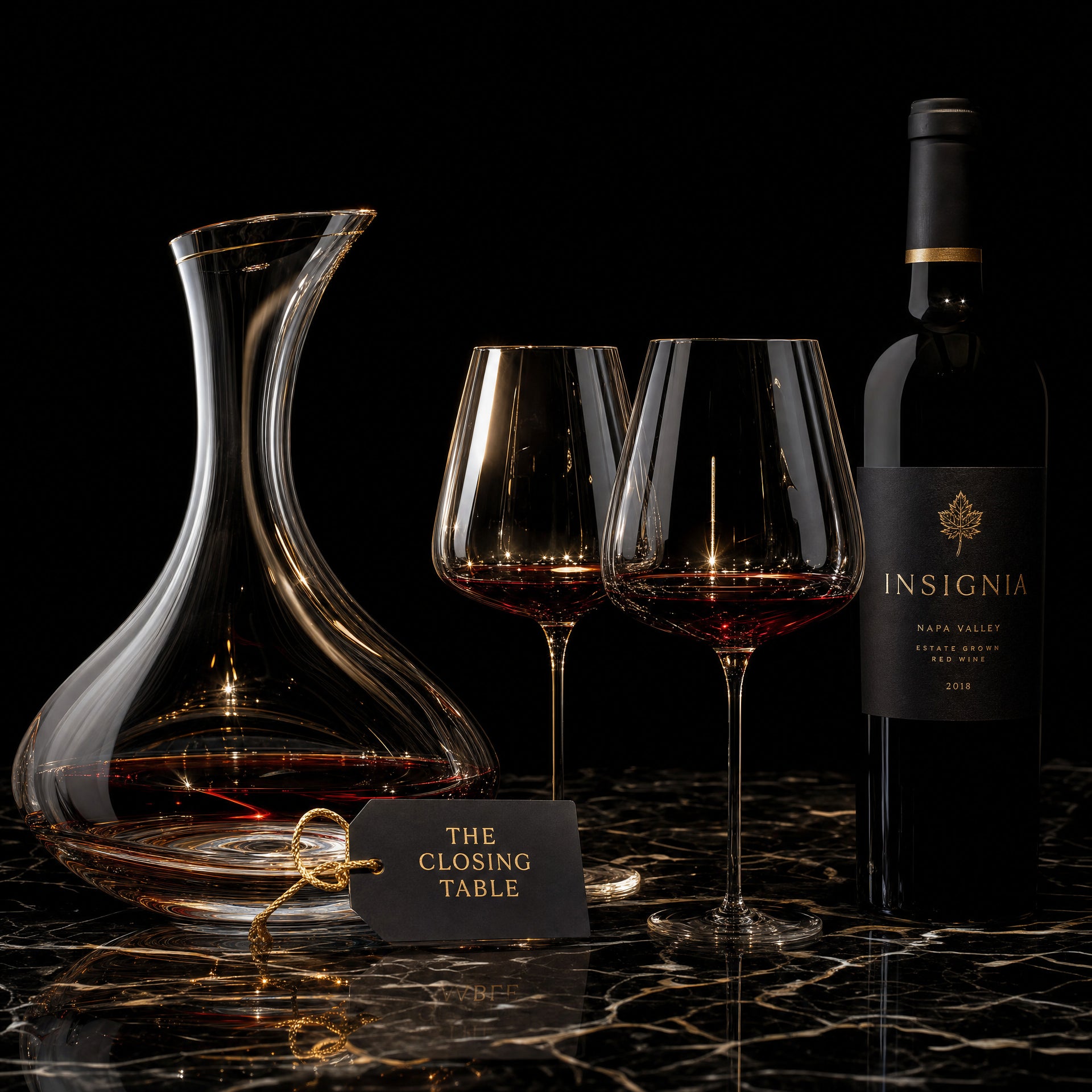 Premium Wine Decanter Set — The Closing Table luxury closing gift