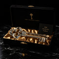 Engraved Crystal Key Holder — The Closing Table luxury closing gift