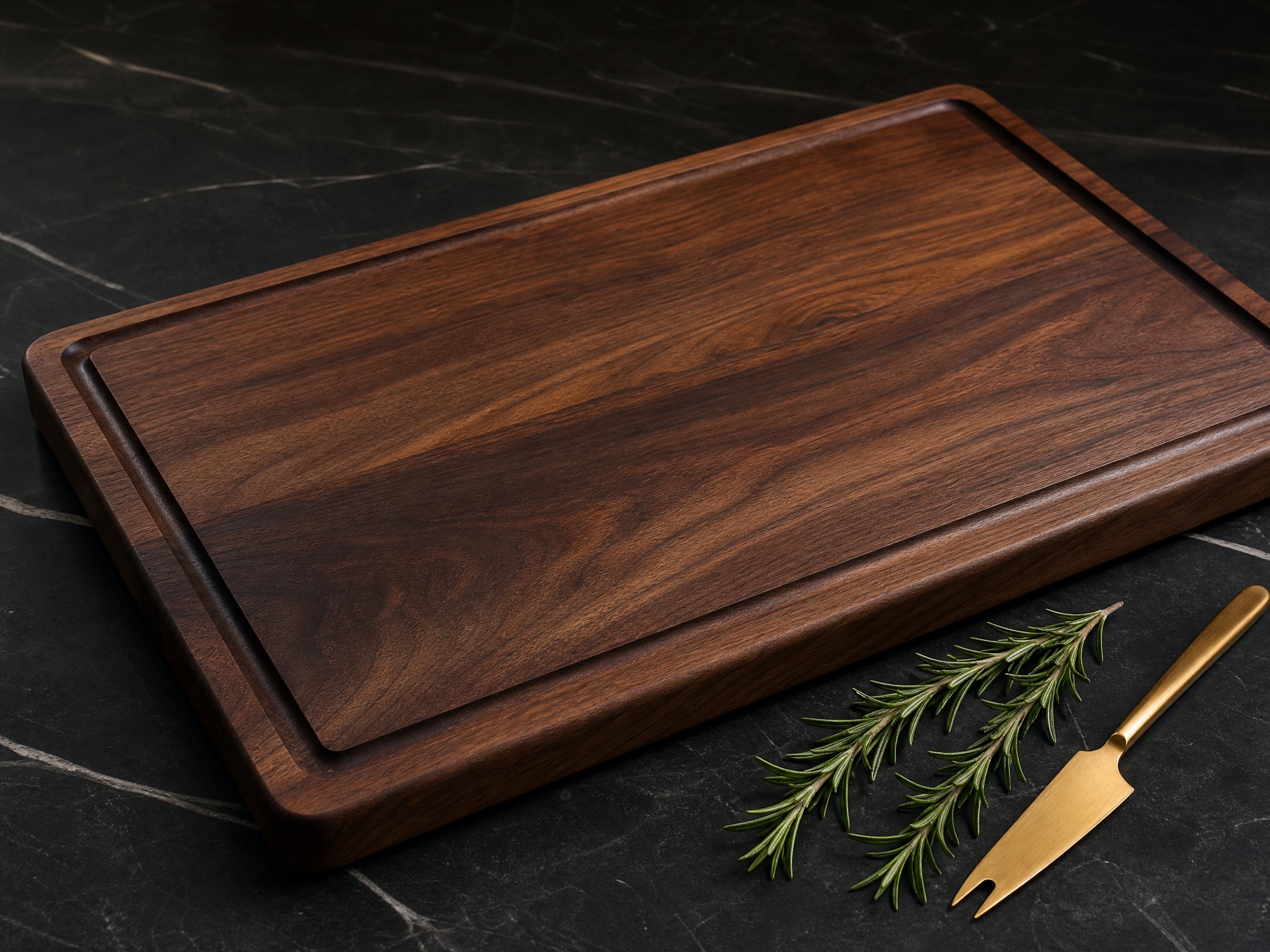 Large Rectangle Cutting Board — Walnut